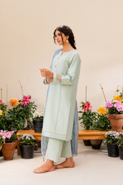 3 Piece - Embroidered Lawn Suit - Kashish