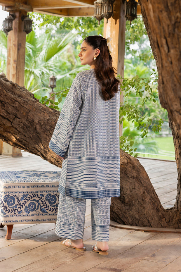 2 Piece - Printed Khaddar Suit - MSV1-01